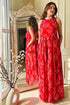 Kiara Fun Red Jumpsuit